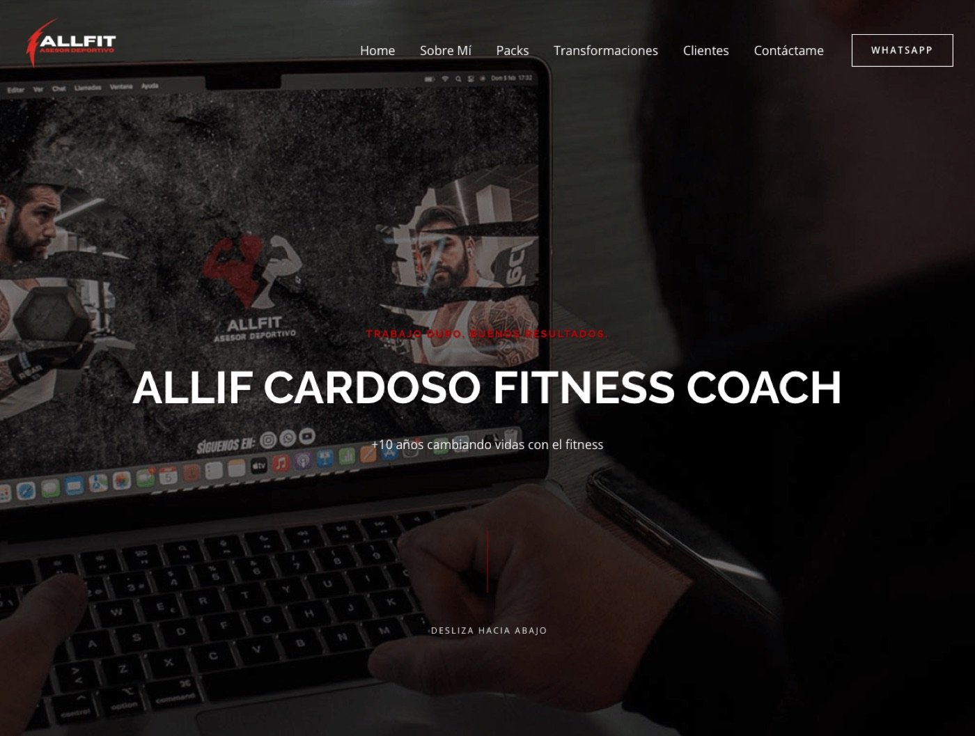 Diseño web, pantalla 2